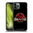 thumbnail image 1 of Head Case Designs Officially Licensed Jurassic Park Logo Plain Black Claw Soft Gel Case Compatible with Apple iPhone 11 Pro, 1 of 7