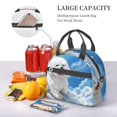 thumbnail image 5 of Naloa Cute Cloud Bichon Frise Print Lunch Bag for Women & Men Insulated Lunch Box or Cooler Lunch Tote Bags for Work, Travel, Outdoor, 5 of 5