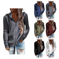 thumbnail image 1 of Sudaderas con capucha de manga larga con cremallera abrigo de punto acanalado abrigo con cordón abrigo con cremallera outwear abrigo de suéter Sudaderas con capucha de manga ANGGREK Otros, 1 of 7