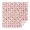 Pink Cow Strawberry, variant on White Cow Black Spot Geometric Pattern Square Tablecloth,Waterproof Square Table Cover,Wipeable Spillproof Washable Table Cover for Home Kitchen Party Decor 42"X42"(107x107cm)