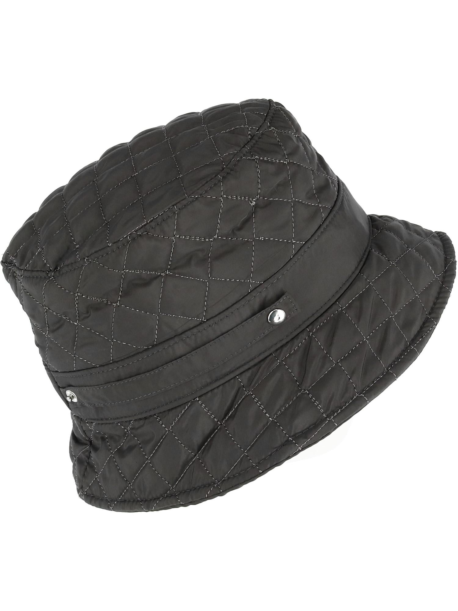 quilted rain hat