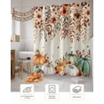 thumbnail image 7 of Fall Thanksgiving Shower Curtain Set ，Waterproof Fabric Shower Curtains Pumpkin Flower Shower Curtains for Bathroom,Bathroom Decor 54x"78", 7 of 7