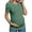 Pea green, variant on Short Sleeve Women's Maternity Shirt Casual Puff Sleeve Knit Tops