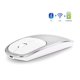 thumbnail image 1 of Inalámbrico Bluetooth Recargable, Modo Dual BT4.0 y 2.4G, Aluminio-Plata, 1 of 5