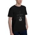 thumbnail image 4 of Men Vintage Rock Guitar USA Flag Graphic T-Shirt, "Rockin' In The USA" Crew Neck Poly Cotton Short Sleeve Patriotic Music Tee, 4 of 8