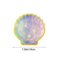 thumbnail image 6 of Swiftyle 1-3 Counts Thanksgiving Decorations Exquisite Holiday Party Colorful Shells Paper Dinner Plates Sea Series Shells Party Paper Plates Birthday Party Disposable Paper Plates 10pcs Set, 6 of 6