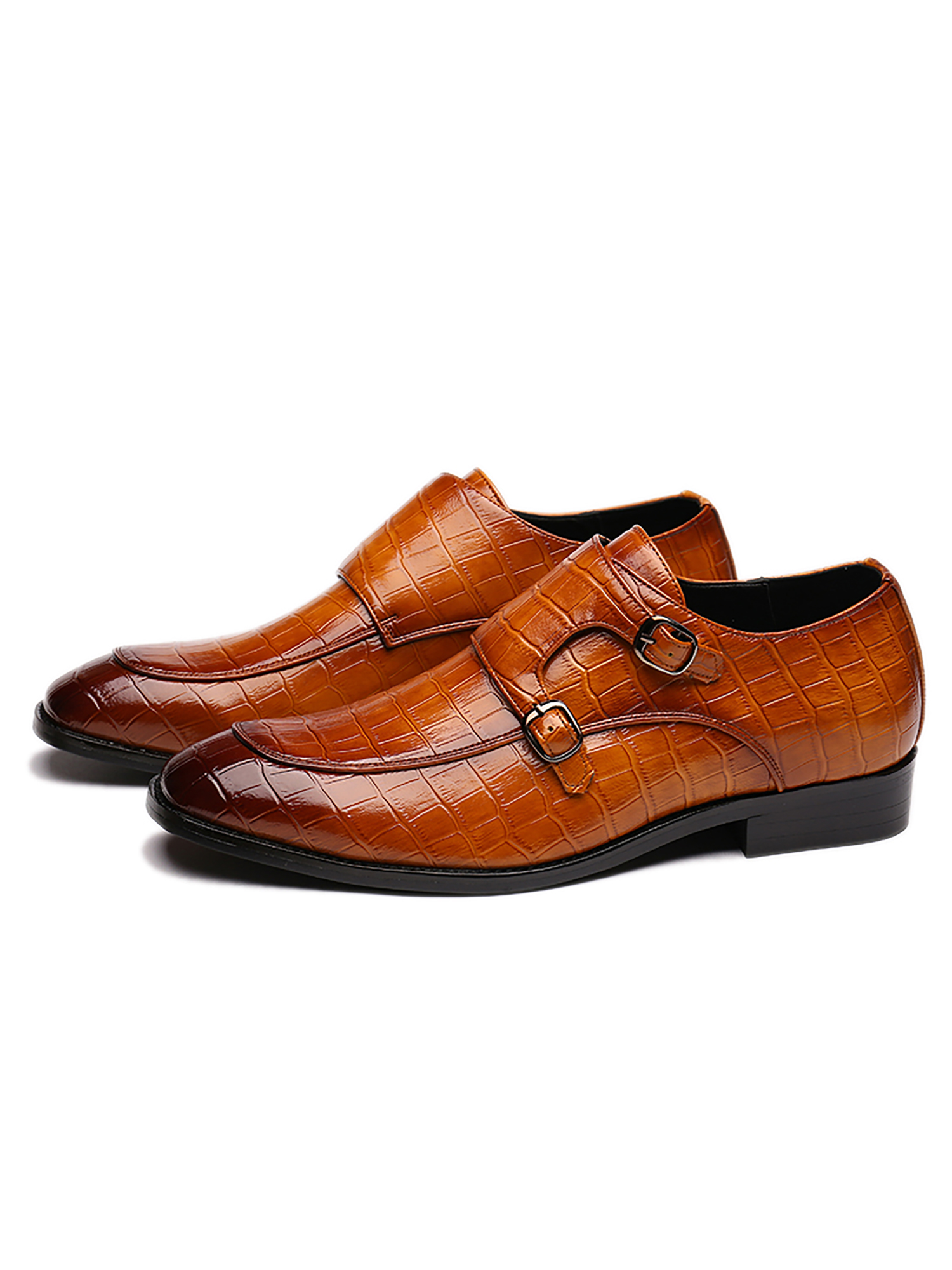 Mens Business Leisure Faux Leather Shoes Work Pointy Toe Oxfords Dress Formal L