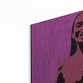 thumbnail image 2 of Luxe Metal Art 'Magenta' by Giuseppe Cristiano, Metal Wall Art, 24"x16", 2 of 8