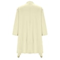 thumbnail image 5 of Women's Chiffon Blouses Lightweight Open Front Cardigan 3/4 Sleeve Cover Ups Shrugs Shawls and Wraps Kimono Jacket Coat, 5 of 8