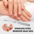 thumbnail image 7 of Stainless Steel Dead Skin Fork - Professional Cuticle Remover & Nail Repair Tool for Exfoliating Rough Skin on Hands & Feet, 7 of 7