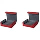 thumbnail image 1 of 2X Caja de Almacenamiento de Tarjetas para Cartas Coleccionables, Estuche para Mazos de Cartas con Capacidad para MáS de 1800 Tarjetas de una Sola , Rojo, 1 of 5