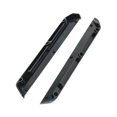 thumbnail image 3 of Almencla 2Pcs 1/12 RC Car Chassis Mud Guards Side Trails Bar DIY Modified Professional Aluminum Alloy Upgrade for Wltoys 124018 124007 Black, 3 of 8