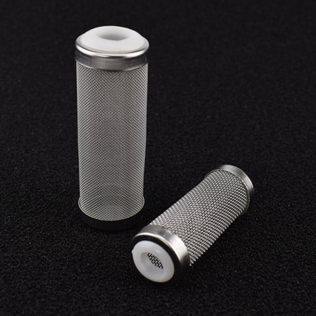 Flmtop Stainless Steel Water Inlet Mesh Filter Fish Tank Aquarium Percolator Screen Net