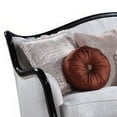 thumbnail image 2 of Benjara BM273234 83 in. Fabric Wingback Sofa, 7 Accent Pillows, Pocket Coil Seat, Cream, 2 of 5