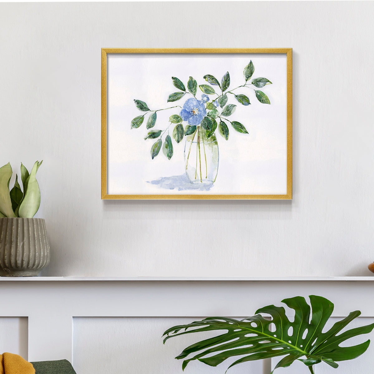 Rustic Simplicity II by Sally Swatland - Restickable Framed Giclée Print