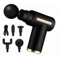 thumbnail image 1 of Pistola de Masaje Muscular Profundo 60W 5 Velocidades 4 Cabezales Xtellar negro, 1 of 4