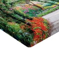 thumbnail image 2 of Ambesonne Garden Fitted Sheet, Flower Arches Plants, Queen Size, Green Red, 2 of 3