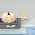 thumbnail image 2 of Cojín De Peluche De Calabaza De Halloween Y Figura De Hierro Con Forma De Hoja, Juego Decorativo Para Dormitorio, Sofá, Cama, Oficina, Estantería, Chimenea, Adorno De Regalo, 2 of 8
