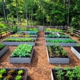 thumbnail image 4 of Amoboro 12x4x1ft Outdoor Metal Raised Garden Bed Planter Box for Vegetables, Flowers, Herbs 2pcs, 4 of 10