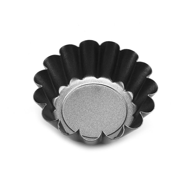 Toystoory Moldes para magdalenas Tarlet de huevo, moldes para hornear, pasteles, hierro antiadherente, Quiche en forma de flor sin deformar, accesorios de Herramientas y accesorios para hornear Toystoory HA009506-00