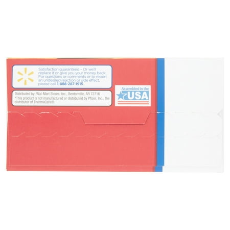 Equate Back & Hip Heat Wraps, 2 Ct