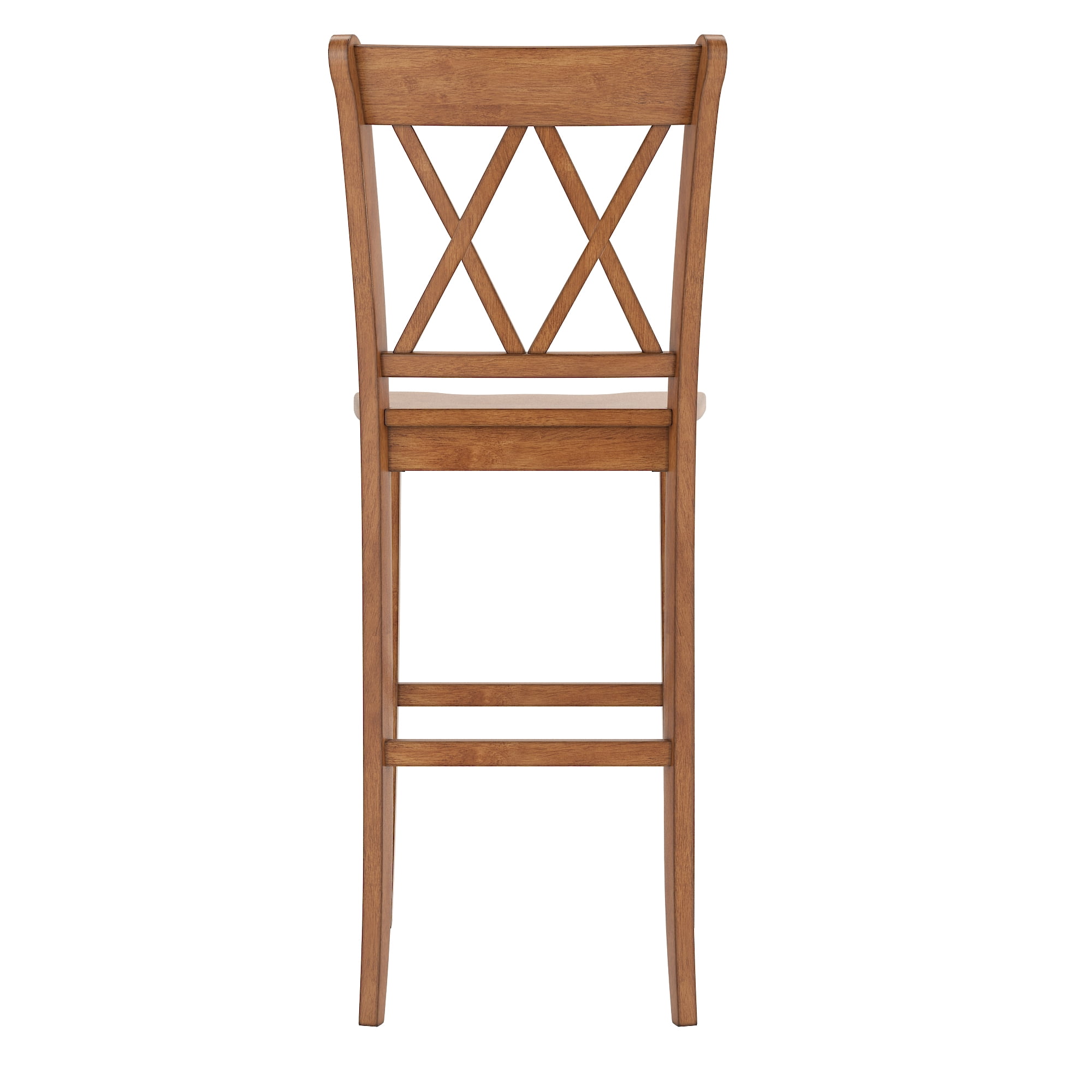 HumbleNest Farmhouse Bar Stool, Brown, Set of 2
