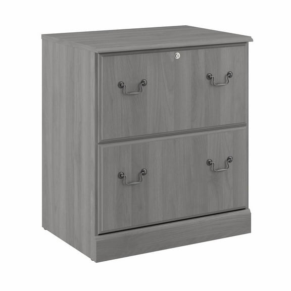 Saratoga 2 Drawer Lateral File Cabinet in Modern Gray