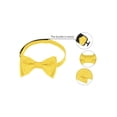 thumbnail image 3 of CORBATA DE PAPA INSPIRE CHIC, color sólido, autoajustable, para bodas formales y fiestas, color amarillo dorado, talla única, 3 of 5
