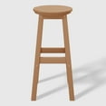 thumbnail image 7 of WestinTrends Malibu 29" HDPE Outdoor Patio Round Bar Stool Set of 3, Teak, 7 of 7