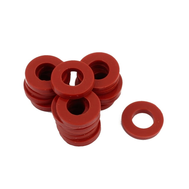 20 piezas de junta tórica de silicona de 19 mm x 10 mm x 3 mm para calentador