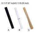 thumbnail image 3 of Monstrate 50X varillas de fibra fragancia aromaterapia varilla volátil reemplazo DIY buena absorción hogar Hotel baño Stick Decoración Aromaterapia y Aceites Esenciales Color de la madera 3 mm * 23 cm, 3 of 6