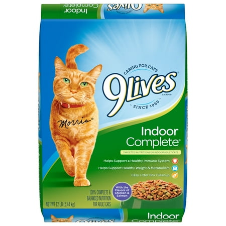 UPC: 0079100522552 | 9Lives Indoor Complete Dry Cat Food  12-Pound Bag