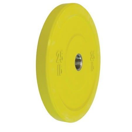 25 lbs. Bumper Plate in Yellow - Set of 2