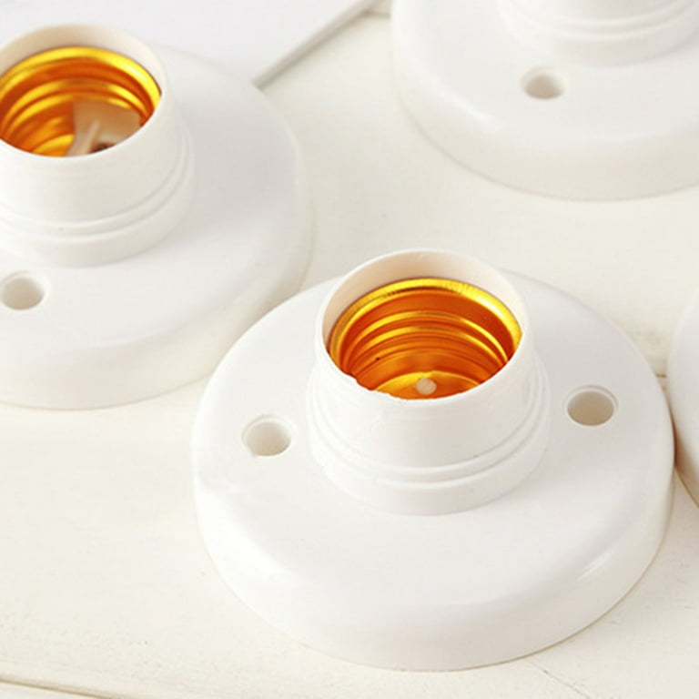 Round bulb holder outlet