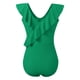 thumbnail image 3 of WILLBEST Traje de Baño Mujer Dos Piezas Trajes de Baño para Mujer Traje de Baño Lindo Traje de Baño con Cuello En V con Volantes, 3 of 4