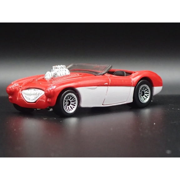 Open Box 1953-1956 AUSTIN HEALEY ROADSTER CONVERTIBLE RED 1:64 SCALE DIECAST MODEL CAR