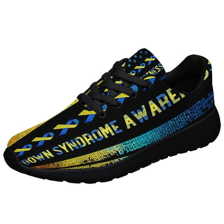 

Down Syndrome Awareness Shoes Sneakers Black Size 11.5
