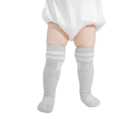 

Binpure Kids Knee-High Socks Baby Letter Print Stocking Long Tube Socks