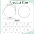 thumbnail image 2 of 80pcs 304 Stainless Steel Linking Rings Ring Shape Stainless Steel color 20x0.5mm Inner Diameter: 17.5mm, 2 of 5