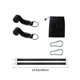 thumbnail image 3 of Juego de correas de hamaca para columpios al aire libre | Poliéster de alta resistencia | Kit de suspensión de alta resistencia | Cerraduras de anillos metálicos de seguridad ajustables | Fácil de, 3 of 7