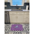 thumbnail image 3 of Dragonfly on Purple Machine Washable Memory Foam Mat, 3 of 4