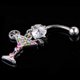 thumbnail image 5 of Anillo de ombligo de aleación con copa de Martini, joyería para Piercing corporal antialérgica, 5 of 6