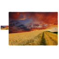 thumbnail image 3 of PKQWTM Mown Wheat Field on the Hills in Sicily at Sunset Nature Scenery Book Cover Book Protector Book Sleeve Book Pouch Book Bag 6x9 inch, 3 of 4