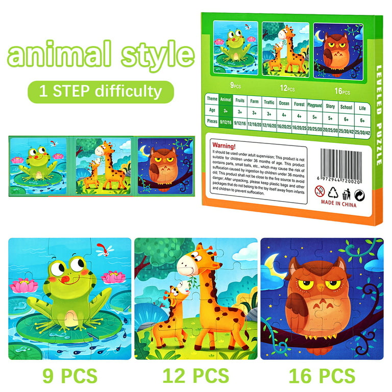 6 Types Children's Intelligent Magnetic Book Magnetic Puzzle Toys Character  Animal Traffic Educational Gift for Kids Boys Girls - AliExpress