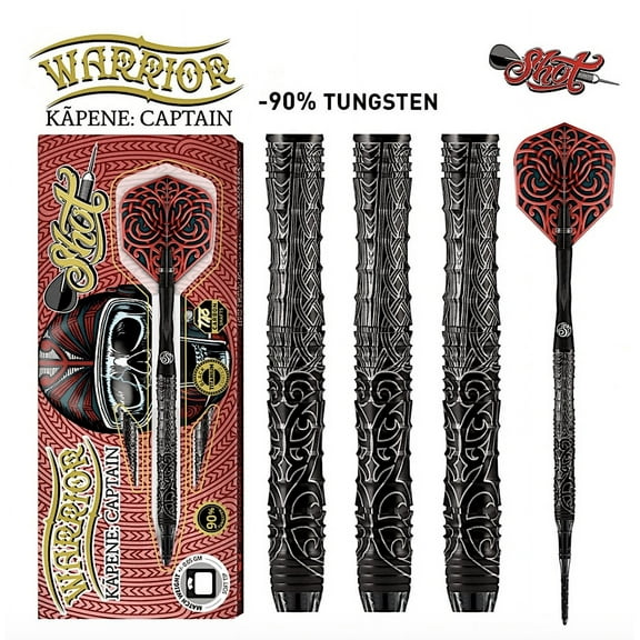 Shot Kapene: Captain Steel Tip Dart Set-90% -24gm