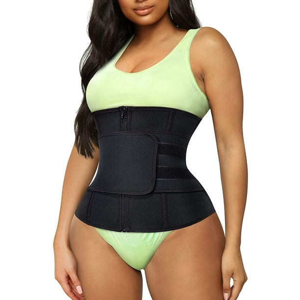 Women Waist Trainer Belt Tummy Control Sweat Girdle Workout Slim Belly Band  for Weight Loss 