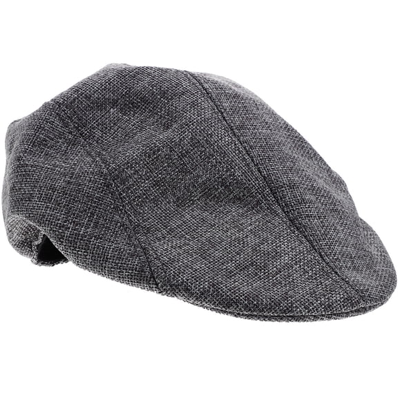 HONMEET Golf Flat Cap Adjustable Size Dark Gray 1Pack Comfortable Outdoor Activities
