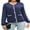 Blue, variant on Sociala Womens Long Sleeve Open Front Cardigan Sweater with Pockets Lightweight Coat Button Down Jacket
