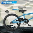 thumbnail image 3 of 20" Freestyle BMX Bike with 4 Pegs,Kids Bicycle for Teen Beginner, Age 7-14 Years,Blue, 3 of 10