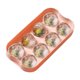 thumbnail image 2 of Molde de bolas de hielo | Máquina rectangular de esferas de hielo de silicona para bebidas alcohólicas | 8 Cuadrículas | Liberación fácil | Gel de sílice resistente de grado alimenticio | 1 Pieza, 2 of 6